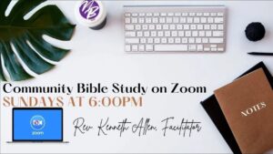 Community Bible Study Sundays at 6pm